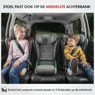 Walser Noemi vouwbare autostoel 3-8 jaar antraciet