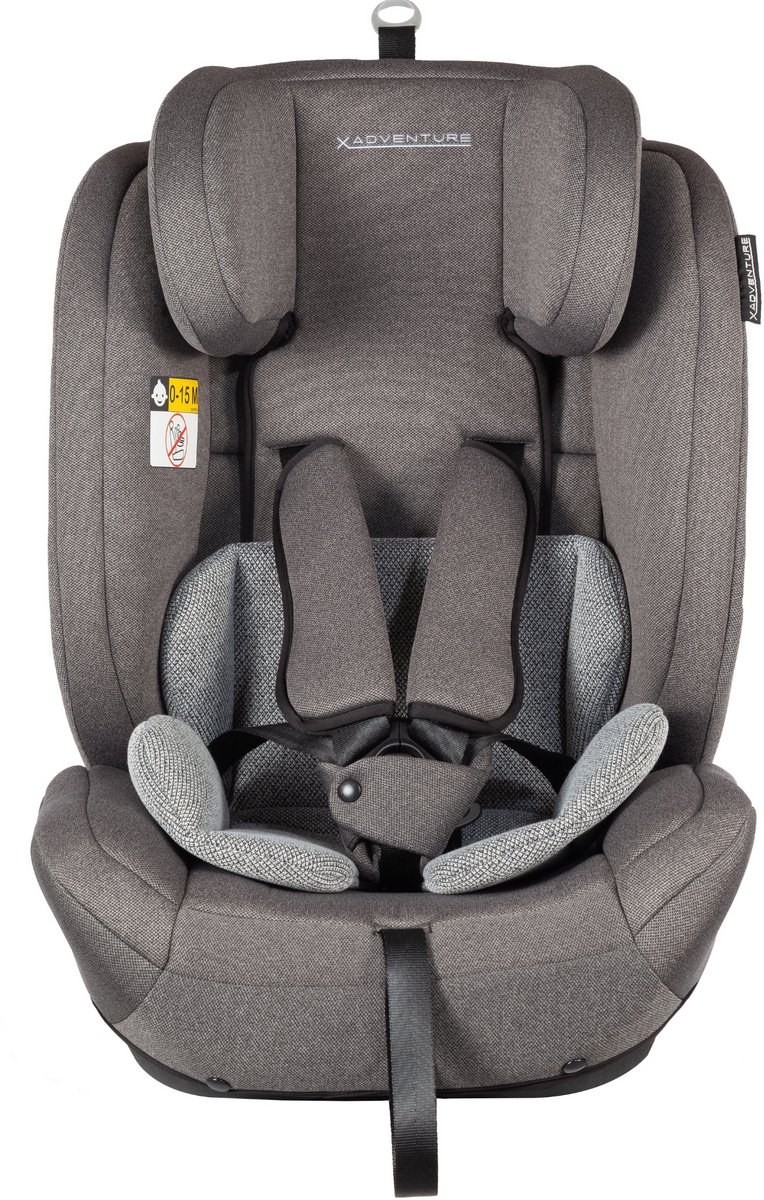 X Adventure Autostoel Premium Groep 1/2/3 Grijs