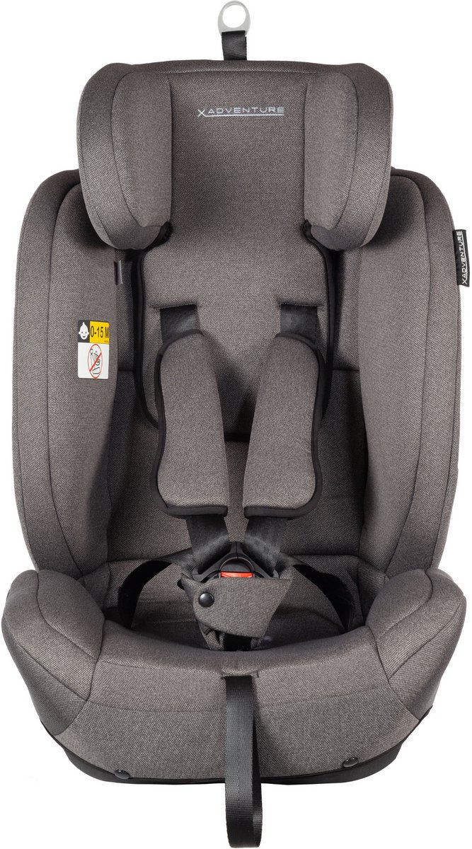 X Adventure Autostoel Premium Groep 1/2/3 Grijs