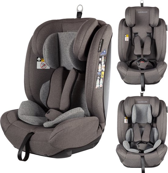 X Adventure Autostoel Premium Groep 1/2/3 Grijs