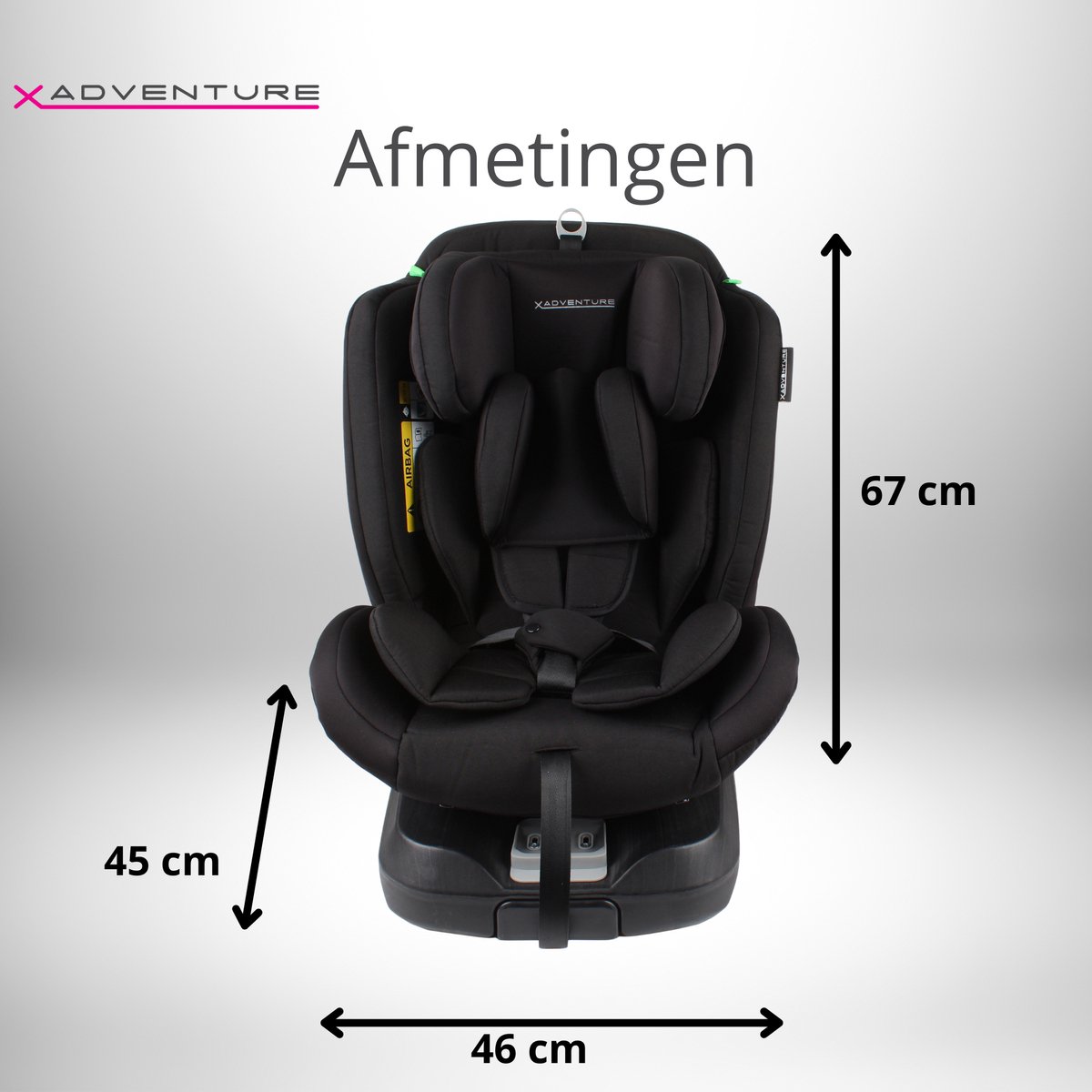 X Adventure Supreme 360 Autostoel i-Size Isofix Zwart