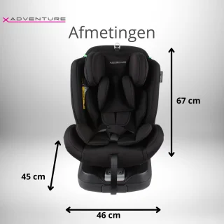 X Adventure Supreme 360 Autostoel i-Size Isofix Zwart