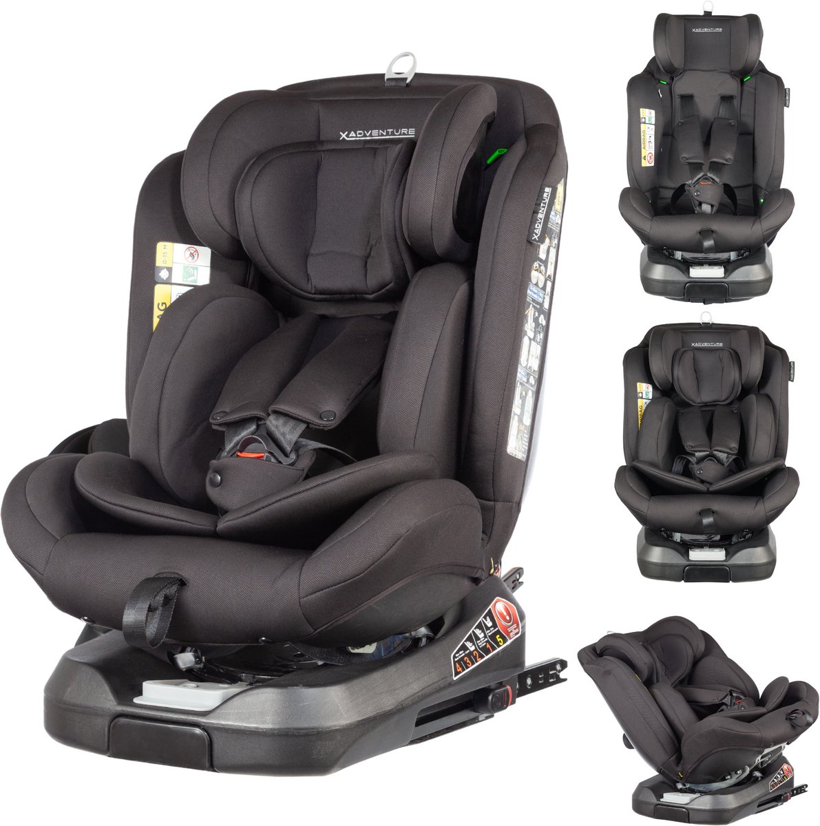 X Adventure Supreme 360 Autostoel i-Size Isofix Zwart