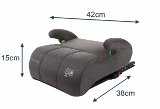 X Adventure Turbo Booster Zitverhoger Grijs