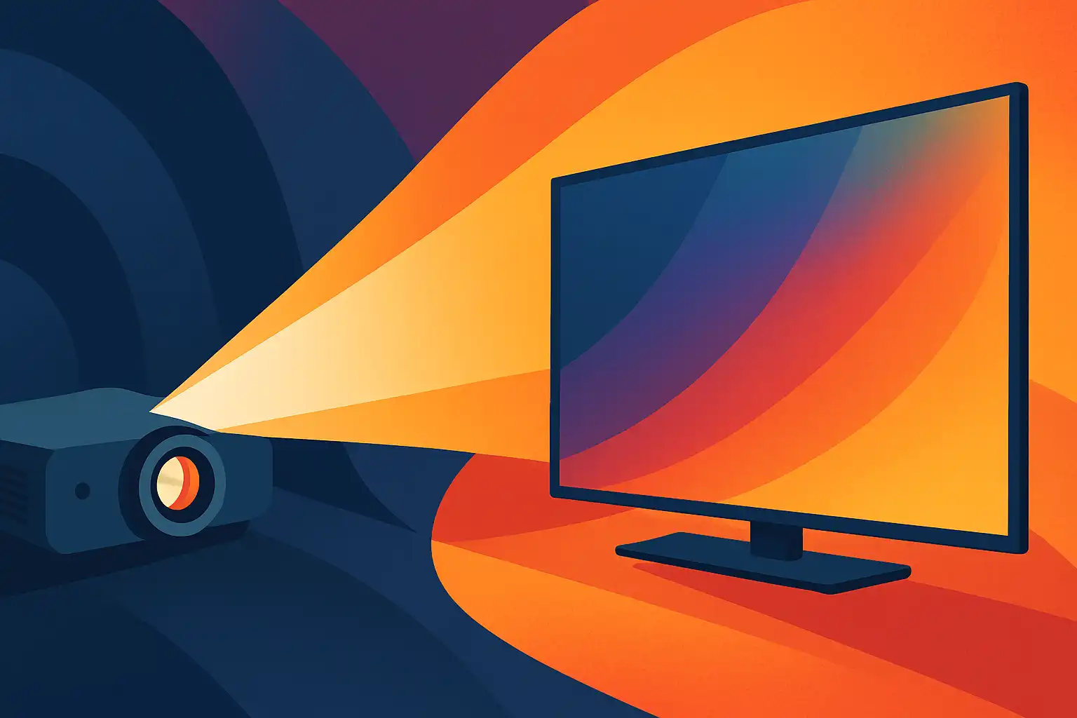 Beamer of oled-tv: wanneer kies je voor projectie en wanneer voor een televisie?
