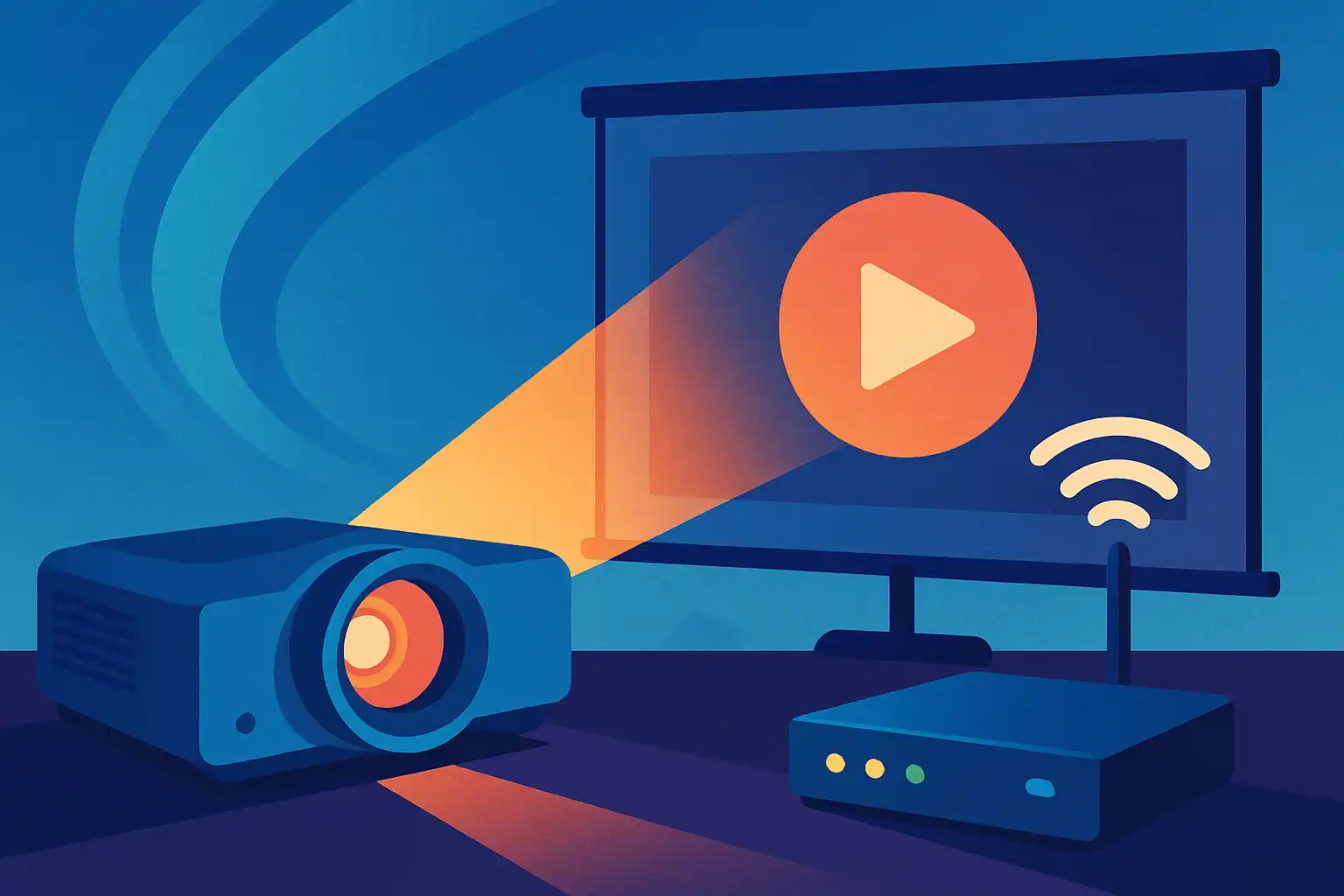 Cinema-ervaring zonder kabels: zo bouw je een draadloze beamer setup met minimale latency