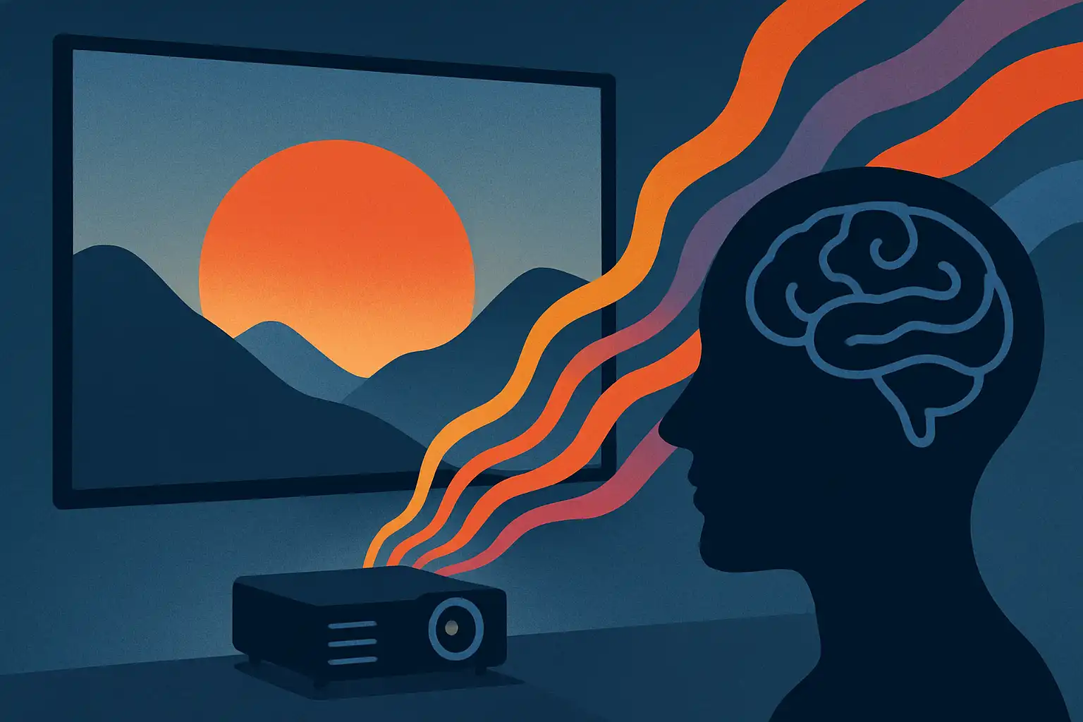 De psychologie achter groot beeld: waarom films op je beamer intenser voelen en hoe je dat versterkt