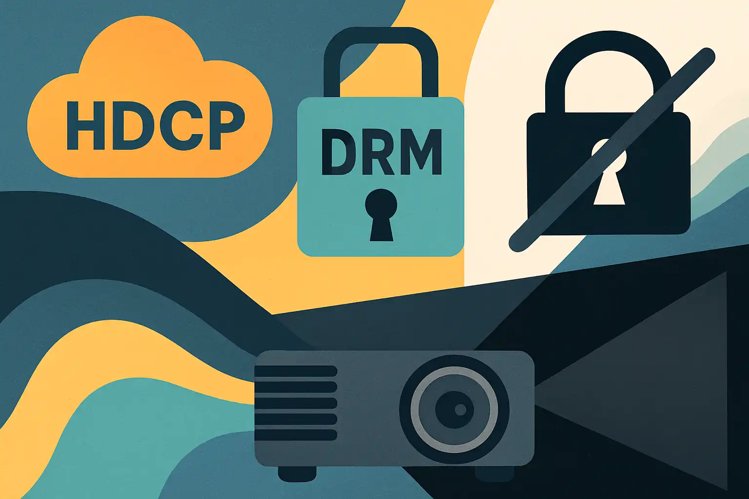 HDCP, DRM en je beamer: waarom je soms een zwart scherm krijgt en wat je eraan doet