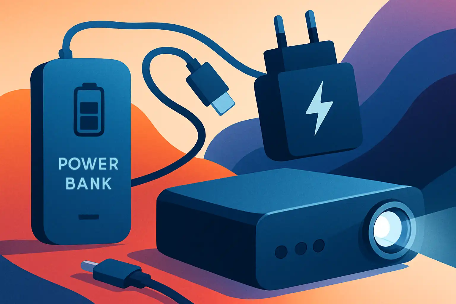 Hoe kies je de juiste powerbank en voeding voor je draagbare beamer: echte runtimes en slimme hacks