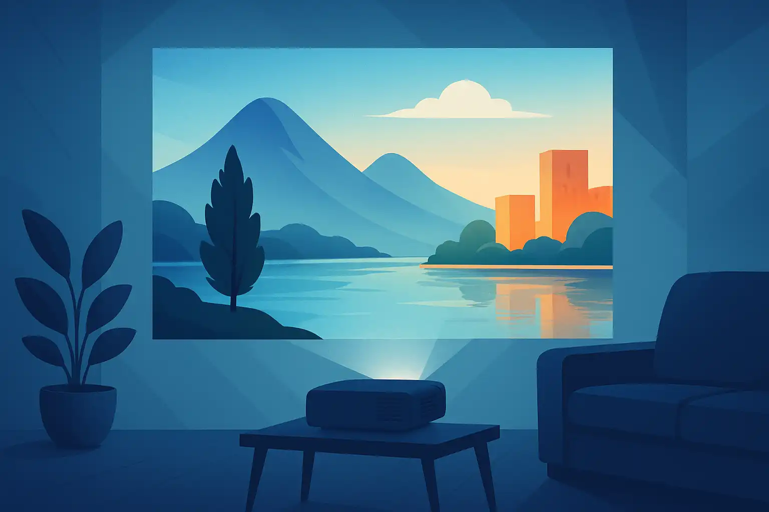 Zo creëer je een virtueel raam met je beamer: verander je muur in realistische landschappen en rustgevende stadsgezichten