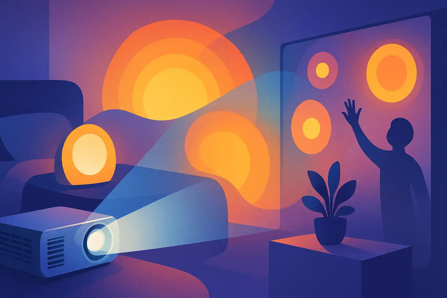 Zo gebruik je je beamer elke dag: van wake‑up light tot interactieve woondecoratie