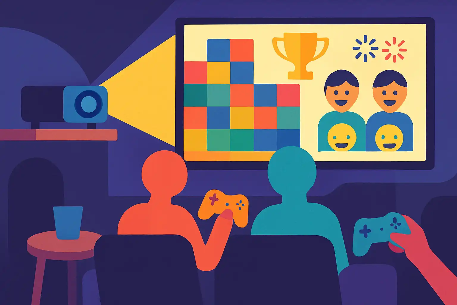 Zo organiseer je de ultieme beamer-spelletjesavond: partygames, lokale multiplayer en tips voor setup