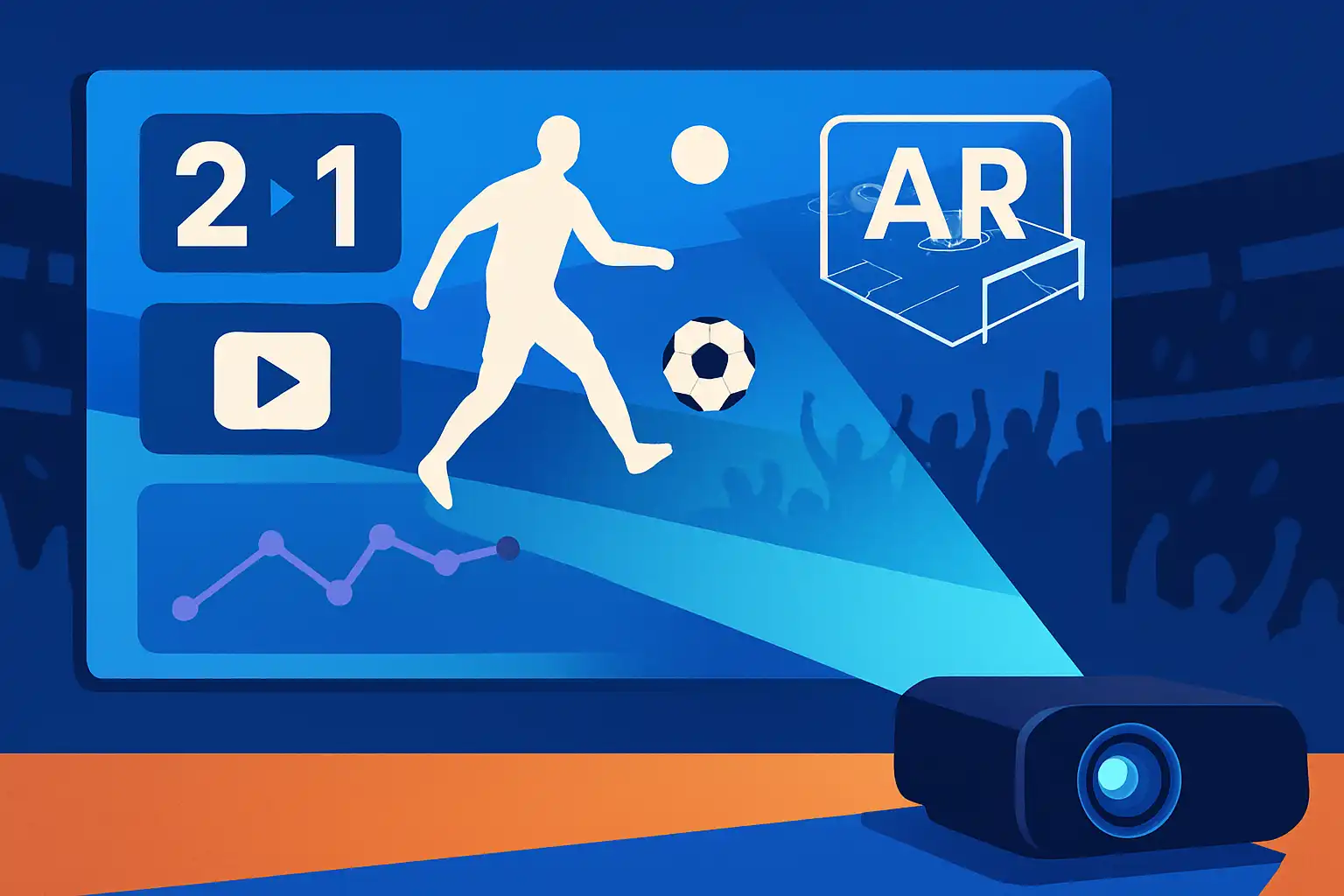 Zo projecteer je live stats, replays en AR‑graphics tijdens sportavonden: de ultieme fanervaring met je beamer