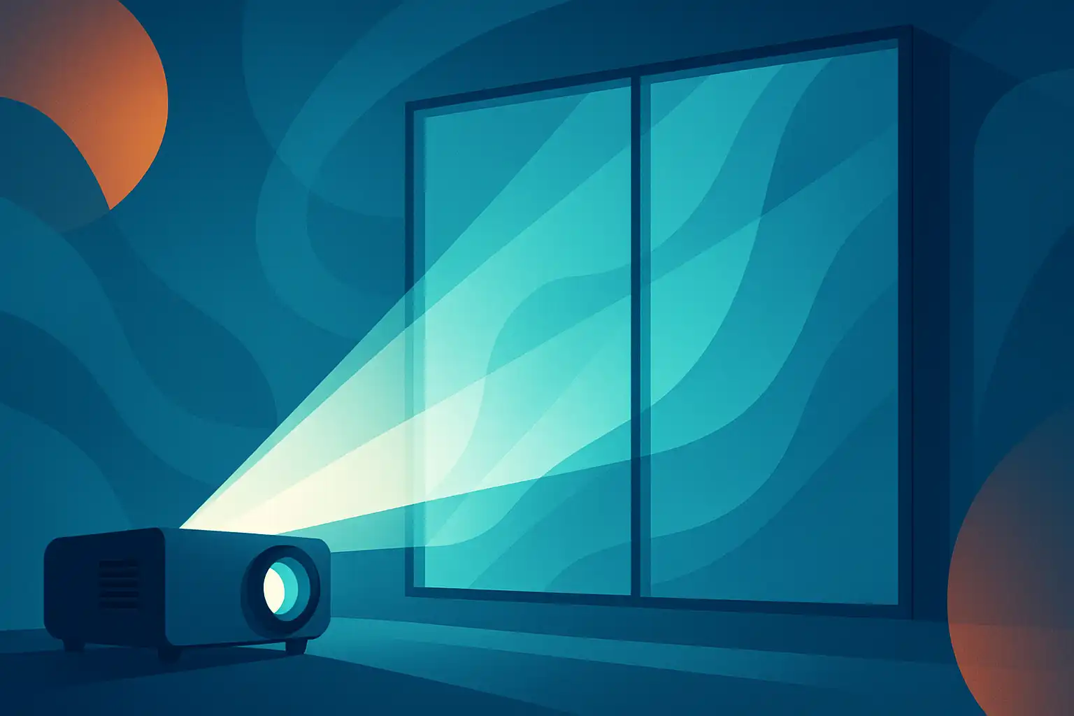 Zo projecteer je op glas en ramen zonder hinderlijke reflecties