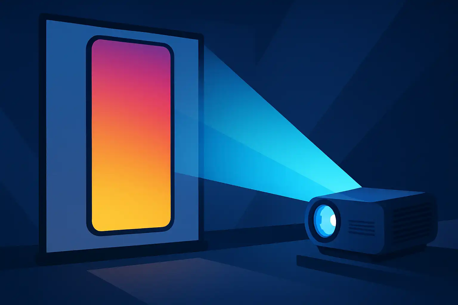 Zo projecteer je verticale video's groot zonder zwarte randen of vervorming