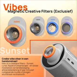 XGIMI MoGo 4 – Draagbare Smart-projector – Beamer – 360° Rotatie – Google TV/Netflix-licentie – Harman/Kardon 2x 6W luidsprekers – Dolby Audio – Ingebouwde Batterij – Bluetooth Speaker