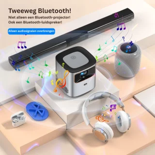 Mini Beamer - Projector met Wifi - Bluetooth