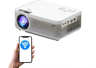 Beamer - Streamen Vanaf Je Telefoon Met Wifi - Mini Projector - HDMI - Youtube - Ingebouwde Speaker - Full HD - IOS & Android - 1280 x 720