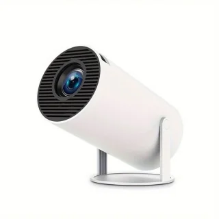 HY300 Slimme 4K Beamer | WiFi Schermspiegeling iOS/Android | 360° Surround Sound | Dual-Band WiFi & Bluetooth | HDMI, USB, Voor Thuisbioscoop