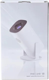Draagbare mini-projector met wifi 6BT 5.4 en Android 11.0 - automatische keystone-correctie - 180 graden draaibare Smart Home Cinema projector - telefoon/tv-stick/laptop. Beamer