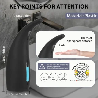 Automatische Zeepdispenser – Touchless Handwasmachine met Infrarood Sensor | Smart Sensor & Badkamer Accessoire