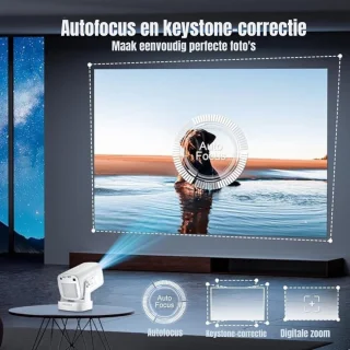 MMP®Mini beamers - Projector - Mini beamer - Wit - 20cm x 11cm x 10cm