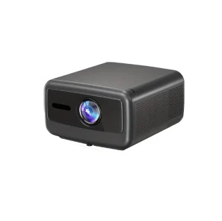 Beamer – Projector – Mini Beamer – Home Cinema – Smart Projector – 3000 Lumen Helderheid – 4K Ondersteuning & Android 12 – Ingebouwde Speakers & WiFi – 16:9 Beeldverhouding – Donkergrijs