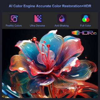 Wat vinden we goed aan de Beamer – Projector – Mini Beamer – Thuisbioscoop – Wifi Beamer – Native Full HD 1080p – 3000 ANSI Lumen Helderheid