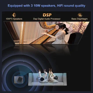 Beamer – Projector – Mini Beamer – Thuisbioscoop – Wifi Beamer – Native Full HD 1080p – 3000 ANSI Lumen Helderheid