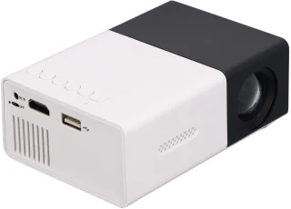 Projecteur - HD 1080P - Diffusez depuis votre téléphone avec USB - Mini projecteur - Vidéoprojecteur Palm - Projecteur pour enfants