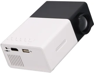 Projecteur - HD 1080P - Diffusez depuis votre téléphone avec USB - Mini projecteur - Vidéoprojecteur Palm - Projecteur pour enfants