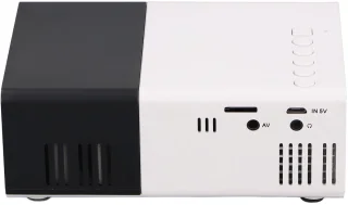 Projecteur - HD 1080P - Diffusez depuis votre téléphone avec USB - Mini projecteur - Vidéoprojecteur Palm - Projecteur pour enfants