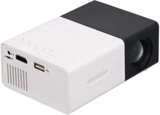 Projecteur - HD 1080P - Diffusez depuis votre téléphone avec USB - Mini projecteur - Vidéoprojecteur Palm - Projecteur pour enfants