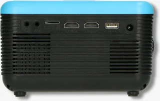 Bluetooth beamer - Mini Beamer met DVD speler - 2800 lumen - 30.000 uur levensduur - Full HD - Bluetooth 5.0-2 x HDMI - USB - SD - AV-in - VGA - blauw Beamer