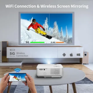 Mini Projector – draagbare beamer voor thuisgebruik. Beamer
