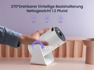 Automatische trapeziumcorrectie mini-beamer met wifi en bluetooth voor thuisbioscoop - ondersteunt 1080p en projectie voor korte afstanden Beamer
