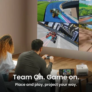 BenQ TK705i 4K HDR Laser 3000 Lumen Film en Gaming Beamer - Projector met 5ms Reactietijd - HDR10+ & HLG - Google TV Android 15 - Automatische 2D keystone correctie - Auto Focus - Auto Cinema Mode - Compact en stijlvol design