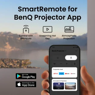 BenQ TK705i 4K HDR Laser 3000 Lumen Film en Gaming Beamer - Projector met 5ms Reactietijd - HDR10+ & HLG - Google TV Android 15 - Automatische 2D keystone correctie - Auto Focus - Auto Cinema Mode - Compact en stijlvol design