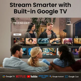 BenQ TK705i 4K HDR Laser 3000 Lumen Film en Gaming Beamer - Projector met 5ms Reactietijd - HDR10+ & HLG - Google TV Android 15 - Automatische 2D keystone correctie - Auto Focus - Auto Cinema Mode - Compact en stijlvol design
