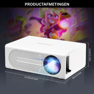 DailySupplies® Mini Beamer - Projector met Wifi - Bluetooth