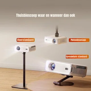 SCH® Mini beamers - Projector - Mini beamer - Wit - 22cm x 17cm x 8cm