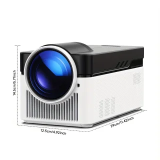 Beamer – Mini Beamer – Projector – Smart Projector – Ultra Short Throw – Native 1080P Full HD – Android 11 Met WiFi 6 & Elektronische Focus