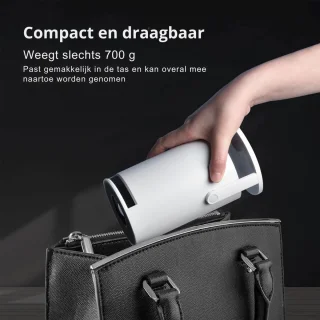 SNJY® Mini Beamer - Mini Projector - Beamer 4k - 180° Draaibaar - Wit