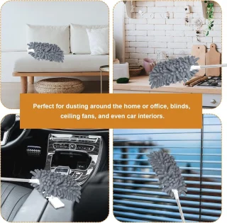 Duster Navulls voor Reiniging - Microvezel Plafondventilator Stofdoeken - 4 Stuks