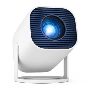 Mini Beamer - Draagbare Projector - 4K Decoder - 720P HD - Smart Projector - WiFi 6 - Bluetooth 5.0 - Home Cinema - Buitenbioscoop - Rotatie 180° - Auto Keystone - Stil Geluid - Compact - HDMI - USB - Voor Smartphone & Laptop
