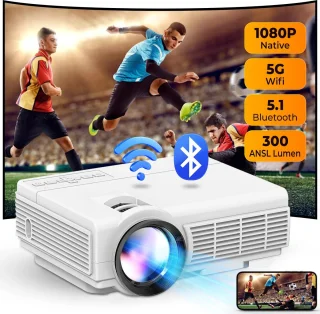 ProductPlein - Mini Beamer - Projectie Scherm - LED - Thuisbioscoop