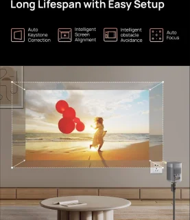 Equivera Mini Beamer - Draagbare Beamer - Beamer - Mini Beamer Projector - Projector - Mini Projector