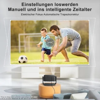 Mini beamer - Projector - Beamerscherm - Projectiescherm - Outdoor & Indoor Projector -