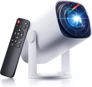 SCH® Draagbare beamer - Beamer - Projector - Mini Beamer - Wit - 20cm x 11cm x 11cm