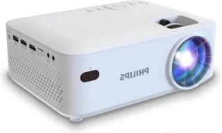 Vaste videoprojector scherm 65 inch (165 cm) LED NeoPix 100 - met hifi-stereo-luidsprekers - USB HDMI - compact wit Beamer